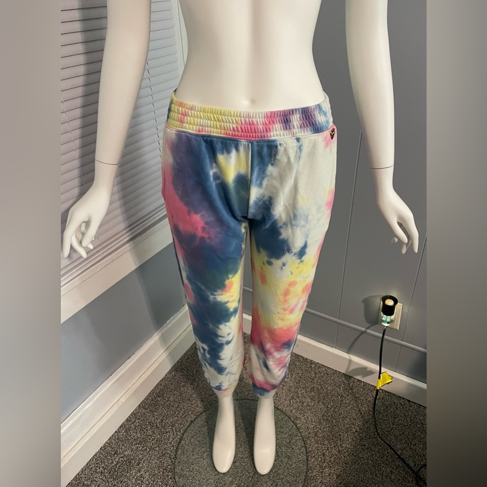 Rare Cute Booty Lounge Tie Dye Joggers Pants Size Medium